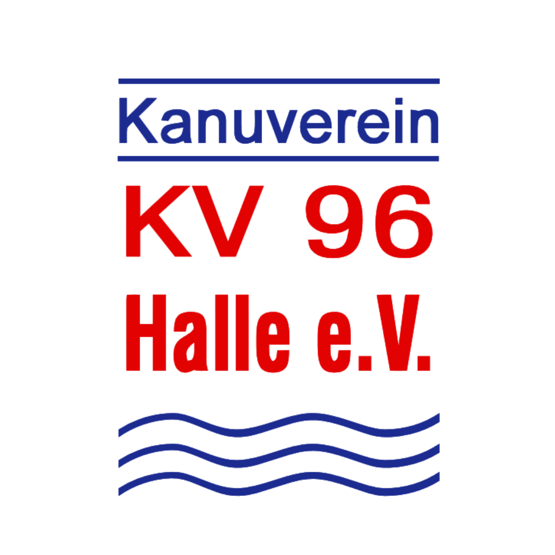 Logo des Vereins: Vereinsname in Blau und Rot und darunter blaue Wellen.