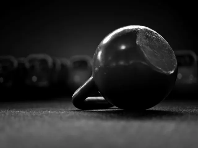 Eine Kettlebell