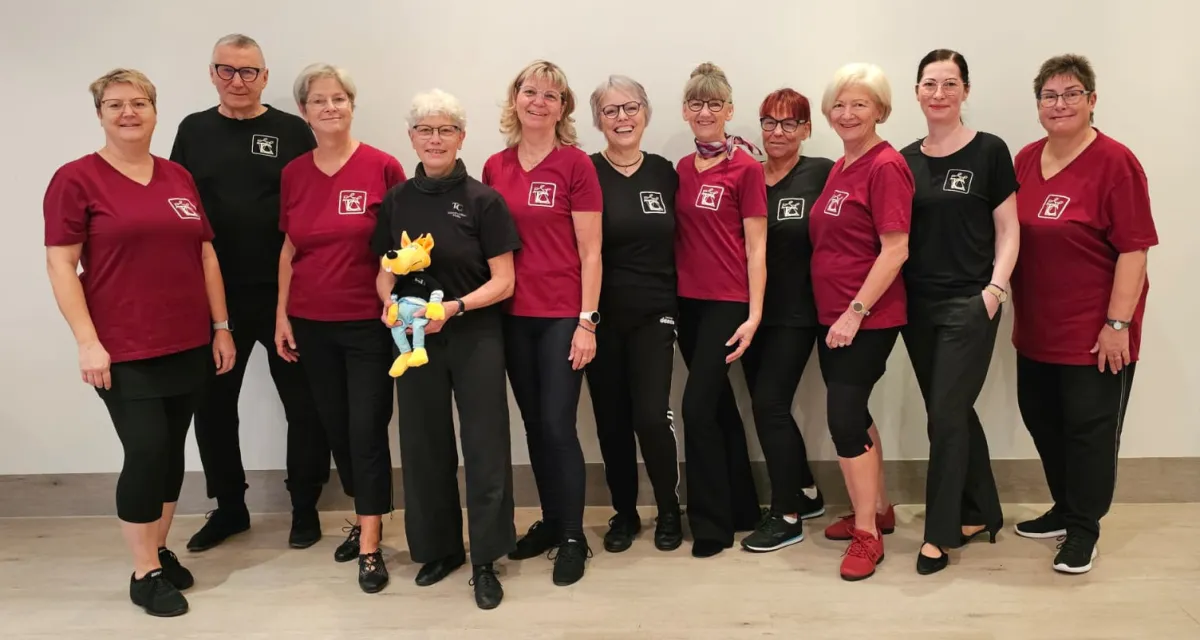 Gruppenfoto der Linedancer