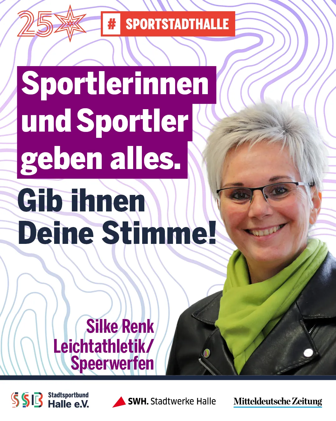 Silke Renk: "Sportlerinnen und Sportler geben alles. Gib ihnen Deine Stimme!"