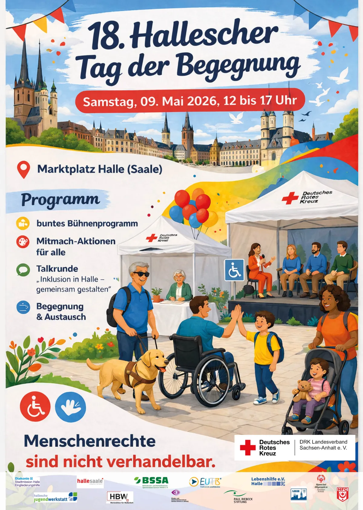 Poster zur Veranstaltung "Tag der Begegnung"