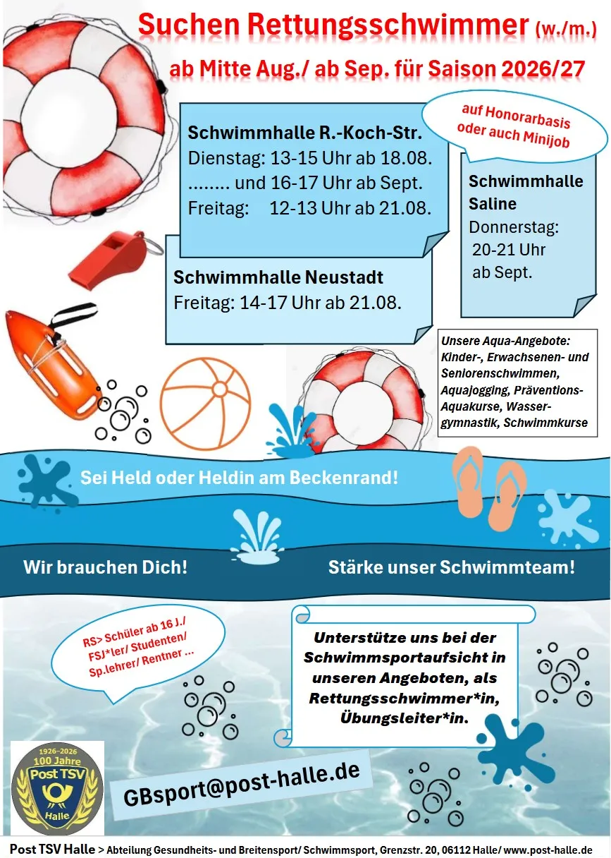 Flyer zum Gesuch