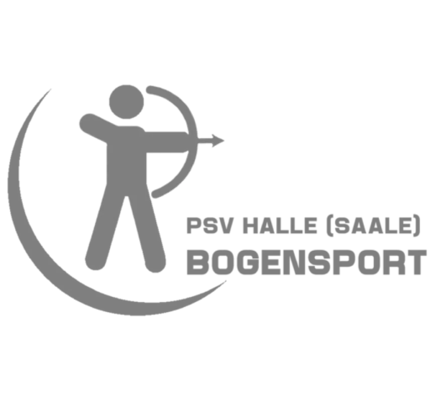 Logo PSV Halle Bogensport grau 